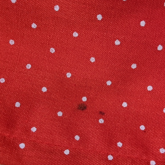 Vintage red with white polka dot handmade skirt - Picture 10 of 10